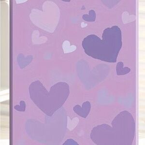 Purple Heart Tablet Case 9th generation iPad